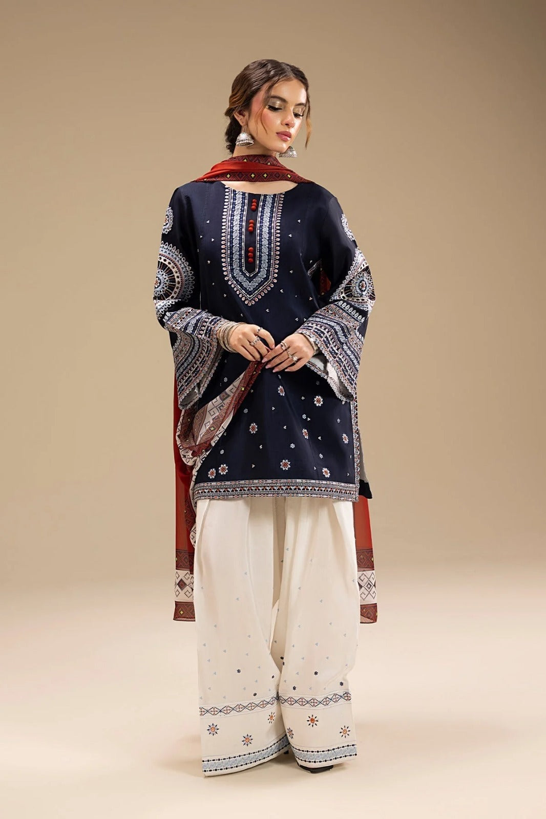 LUXURY PREMIUM EMB 3PC LAWN 2026