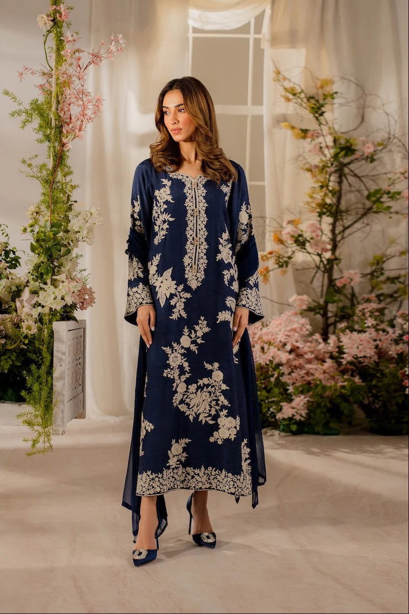 Zeenat Emb 3PCS – Luxury Embroidered Suit | Keliza